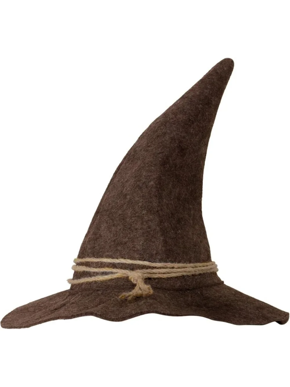 Halloween Brown Scarecrow Hat Adults Wizard Witch Halloween Costume For Parties